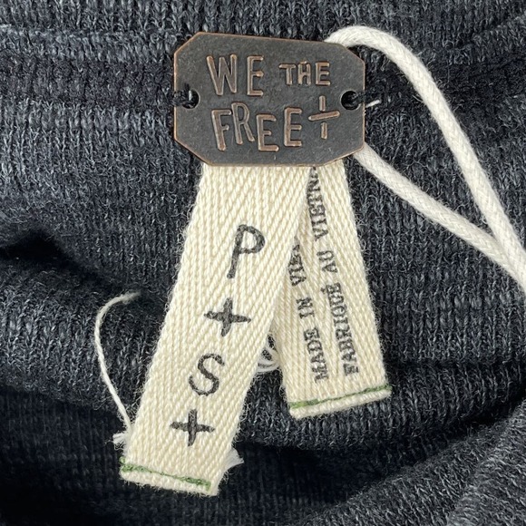 Free People • We the Free | Palisades Slouch Raised Seam Off-Shoulder Do… - Picture 8 of 11